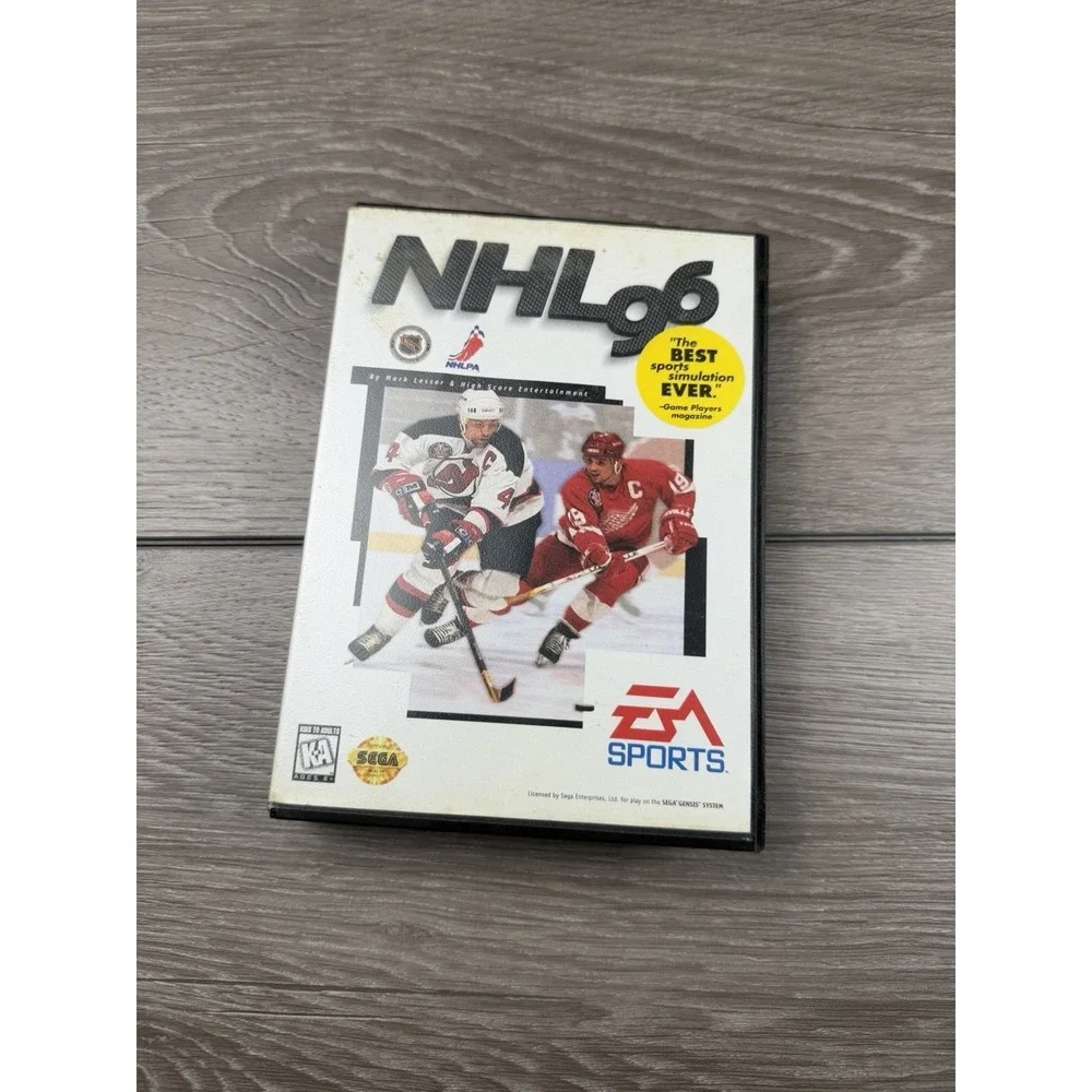 NHL 96 (Sega Genesis, 1995) With Original Box No Manual